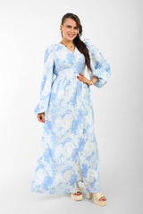Sky blue dress