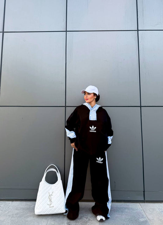 Melton and Jeans Suit