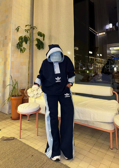 Melton and Jeans Suit