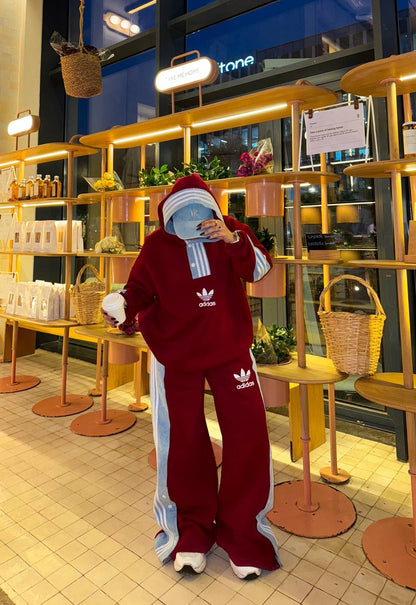 Melton and Jeans Suit