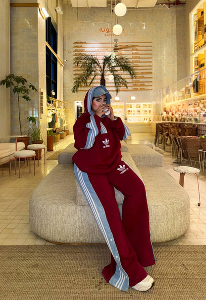 Melton and Jeans Suit