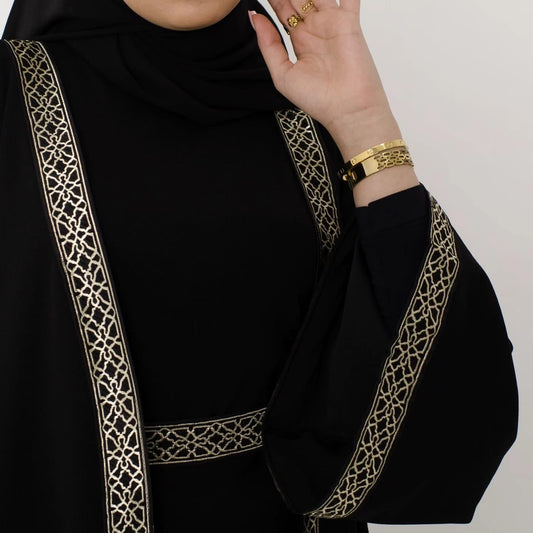 Kaftan with Islamic tape