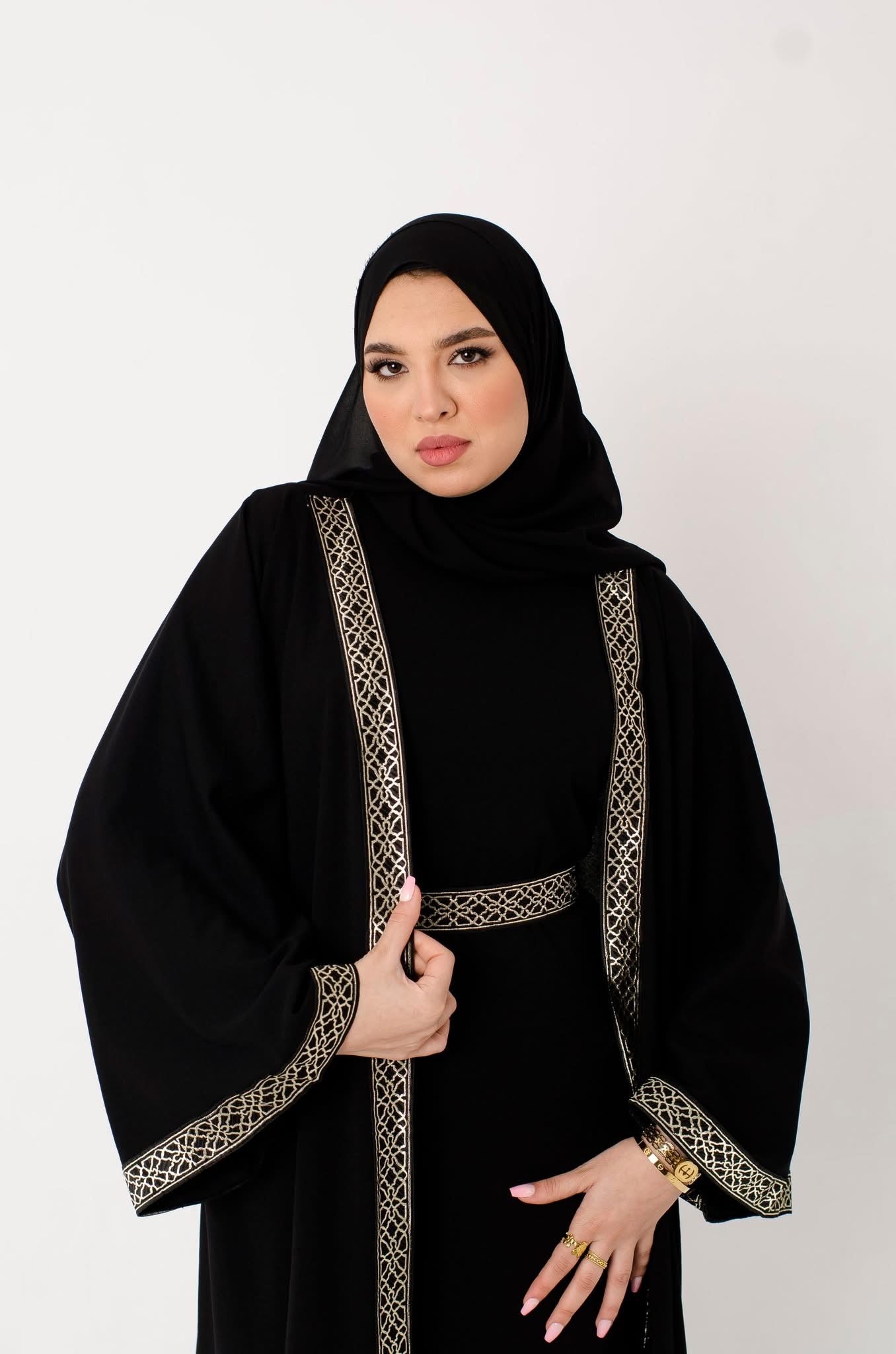 Kaftan with Islamic tape