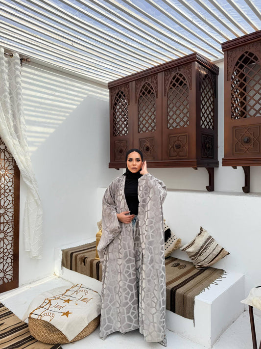Velvet Arabesque Abaya